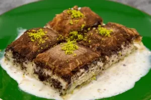 glutensiz çikolatalı soğuk baklava tarifi